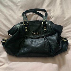 Black coach purse